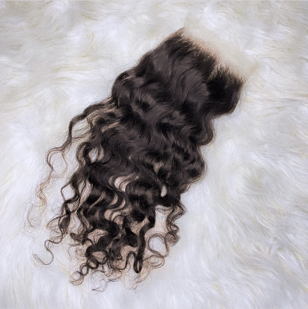 Raw Indian HD Closure 5x5